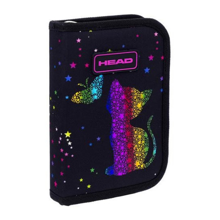 Единичен несесер без аксесоари, Head, Златен ефект коте, AC1, 20 x 14 x 3.5 см