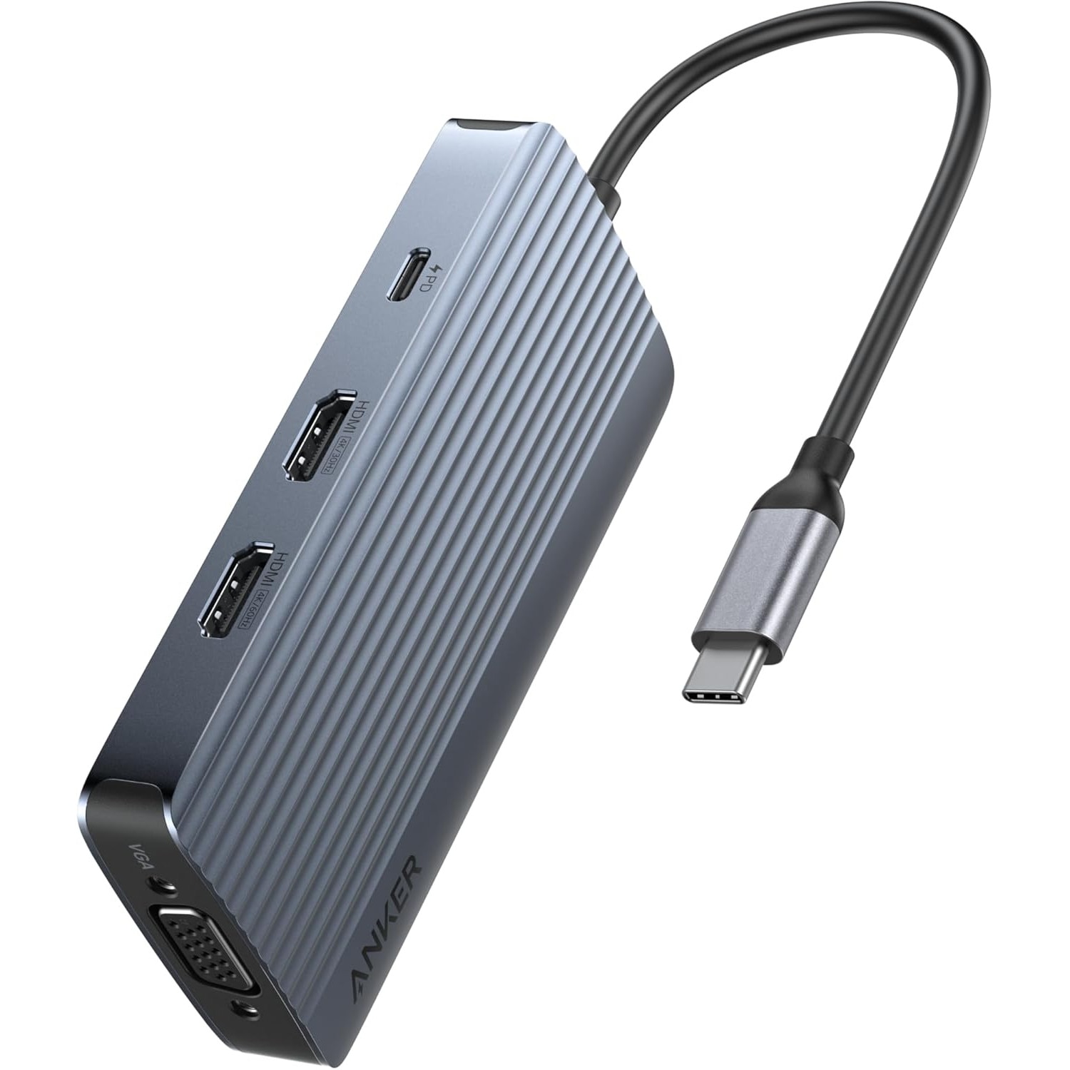 Hub Anker USB-C 8 in 1, USB-C Docking Station Triple Display