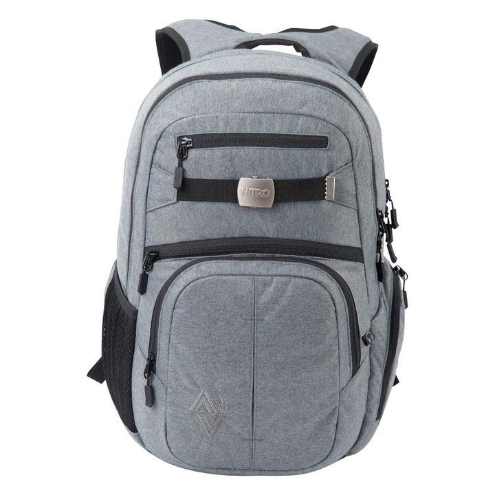 Rucsac Nitro Hero, negru, 17in pentru laptop, compartimente multiple