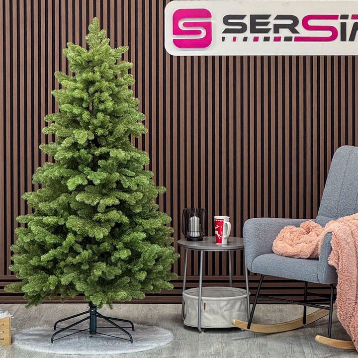 Brad artificial Sersimo, Silvee Elite, verde, integral 3D, 180 cm
