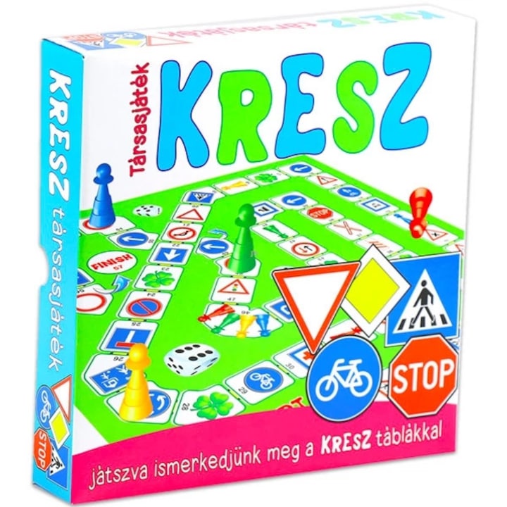 Joc de societate Kresz să ne familiarizăm cu semnele jucând