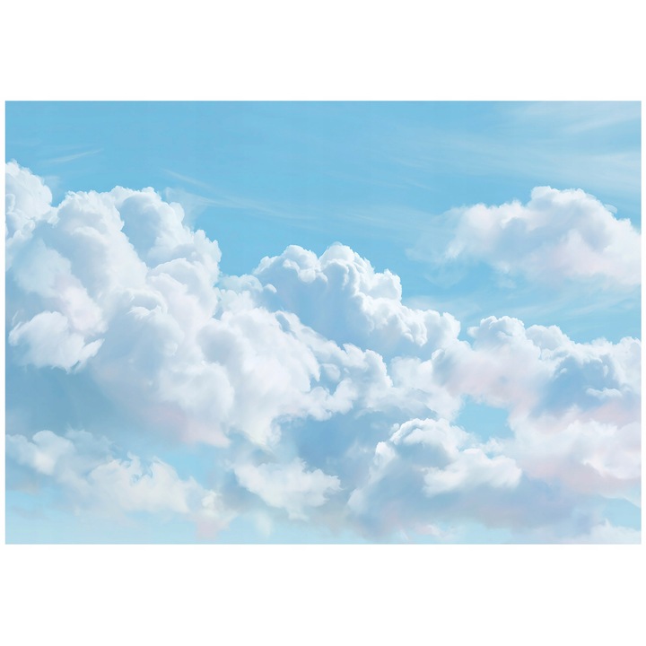 Fototapet, cer, nori, albastru, pentru perete, pentru camera, tapet, pentru living, perete, decorare, 400x280 cm, 16141VX8