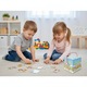 Joc puzzle pentru copii, 2-3-4 piese, 11x11x11cm