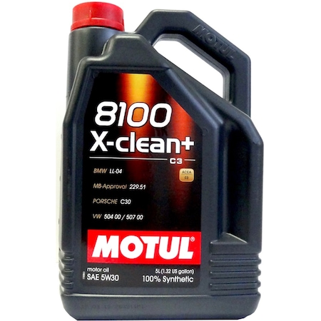 Ulei motor Motul 8100 X-Clean+, 5W30, 5L