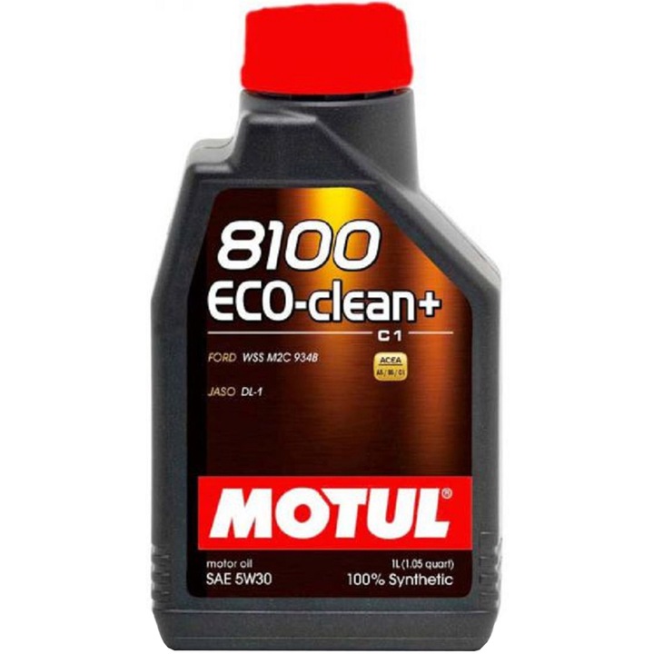 Ulei motor Motul 8100 Eco-Clean+, 5W30, 1L