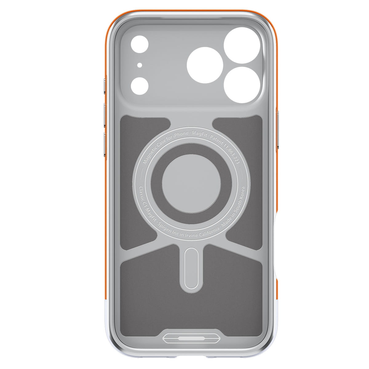 Husa, Spigen Classic C1 Mag pentru iPhone 17 Pro, Portocaliu