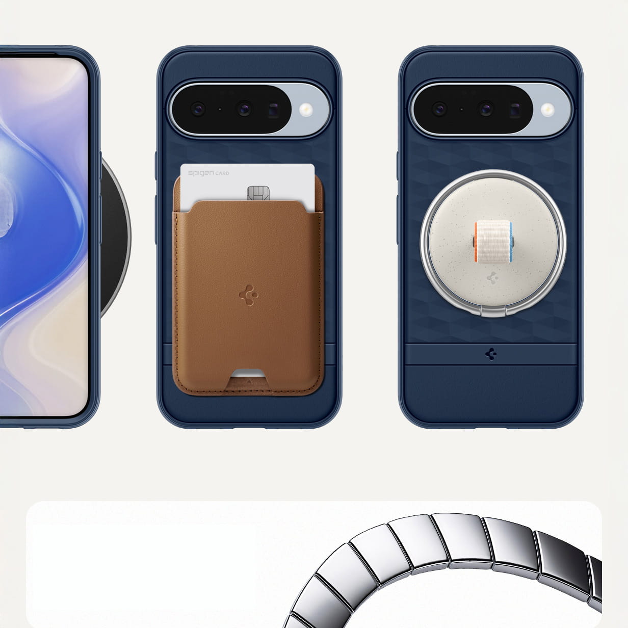 Husa, Spigen Parallax Mag pentru Google Pixel 10 Pro / Pixel 10, Albastru Inchis