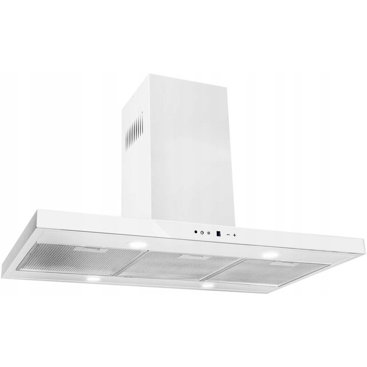 Аспиратор Prasiana Afrelli AW-6 Nuvola 90, Бял, 4 скорости, 90x48.7см