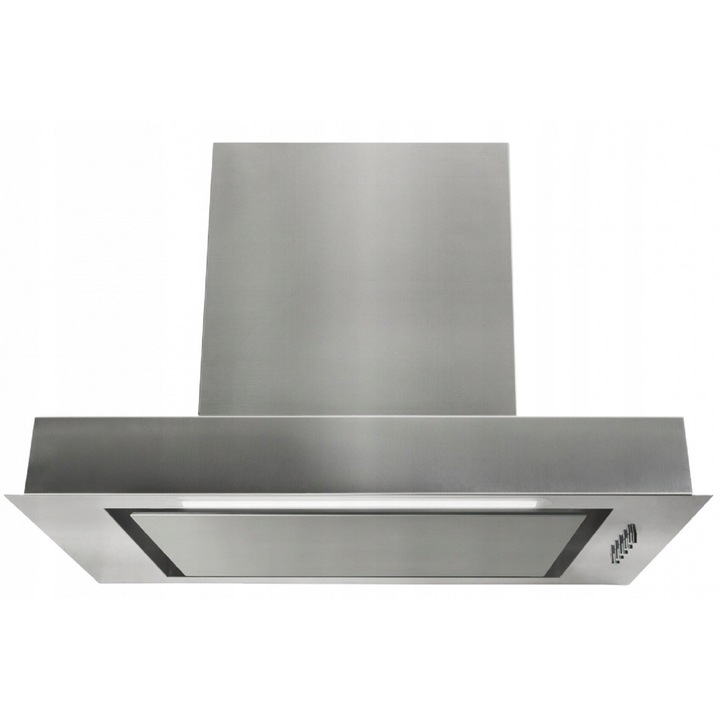 Аспиратор за вграждане, AW-10 Piano 90, инокс/бяло стъкло, 4 степени, 90x33.9x28.5см