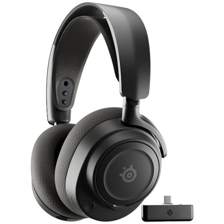 Casti Gaming Wireless SteelSeries Arctis Nova 7X Gen 2, Xbox, multiplatforma, autonomie pana la 50 ore, fast charge, negru