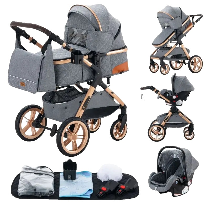 Carucior 3 In 1 Inglesina Zippy Pro System, Bej - eMAG.ro