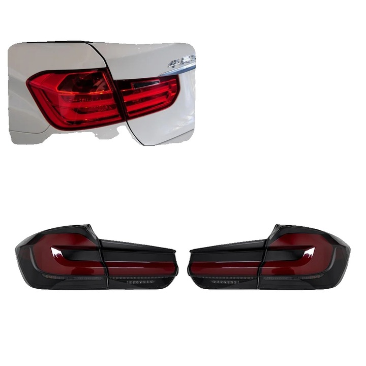 Set lampi spate LED pentru BMW F30/F35/F80, rosu, 2013-2016, instalare usoara