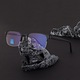 Ochelari de vedere pentru barbati, +2.25, cu protectie Blue Light si antireflex, negru/grafit, set complet