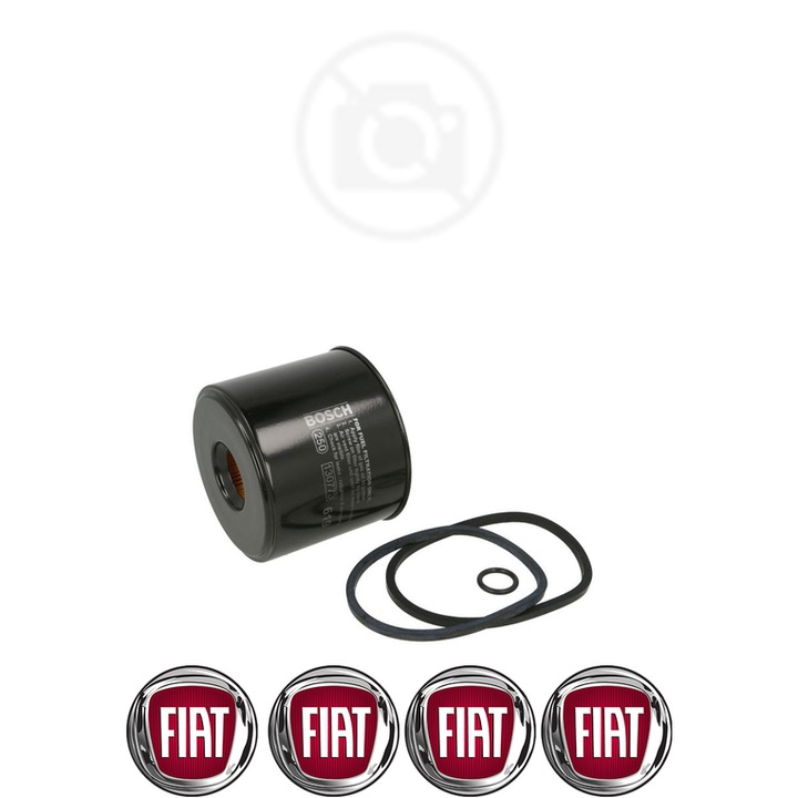 Filtru combustibil FIAT 80-XX 80-90 DT din 1984-1992 KW 59 CP 80 CMC 3908, Bosch, Auto, 4x Stickere auto cu FIAT