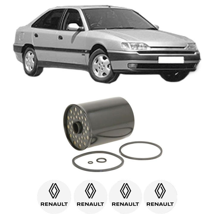 Filtru combustibil RENAULT SAFRANE I (B54_) 2.1 dT (B546) din 1993-1996 KW 65 CP 88 CMC 2068, Bosch, Auto, 4x Stickere auto cu RENAULT