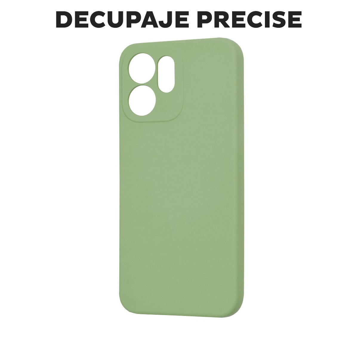 Husa pentru Oppo Reno 14 F / Reno 14 FS 5G Daden® Silicon SoftFlex, Ultra Slim, Protectie sporita, Interior de microfibra, Verde menta