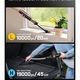 Автомобилна прахосмукачка Fanttik Slim V10 Apex, висока мощност 19000PA, интелигентен цифров дисплей, преносима 4 в 1, бързо зареждане 2,5 часа тип C, време за работа до 30 минути, за кола, дом, почистване на клавиатура, черна