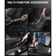 Автомобилна прахосмукачка Fanttik Slim V10 Apex, висока мощност 19000PA, интелигентен цифров дисплей, преносима 4 в 1, бързо зареждане 2,5 часа тип C, време за работа до 30 минути, за кола, дом, почистване на клавиатура, черна