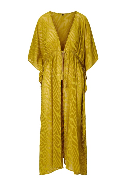 LingaDore, Chimoni cu animal print si cordon, Verde