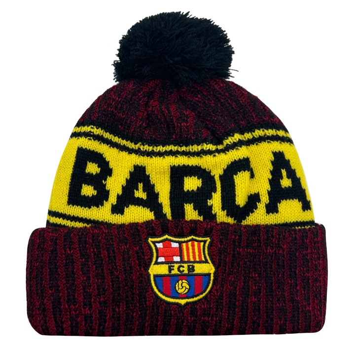 Barcelona focilabda sapka, gyapjú, meleg