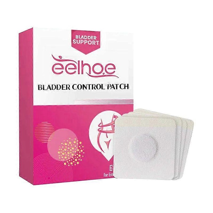 Set plasturi pentru incontinenta urinara, EELHOE, 6 bucati, ingrediente naturale, 7x6cm