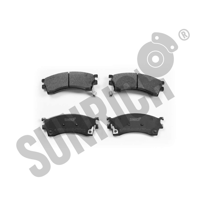 SUNRICH fékbetétek, SR0166.01-1139, 15.8x132.1x51.6mm