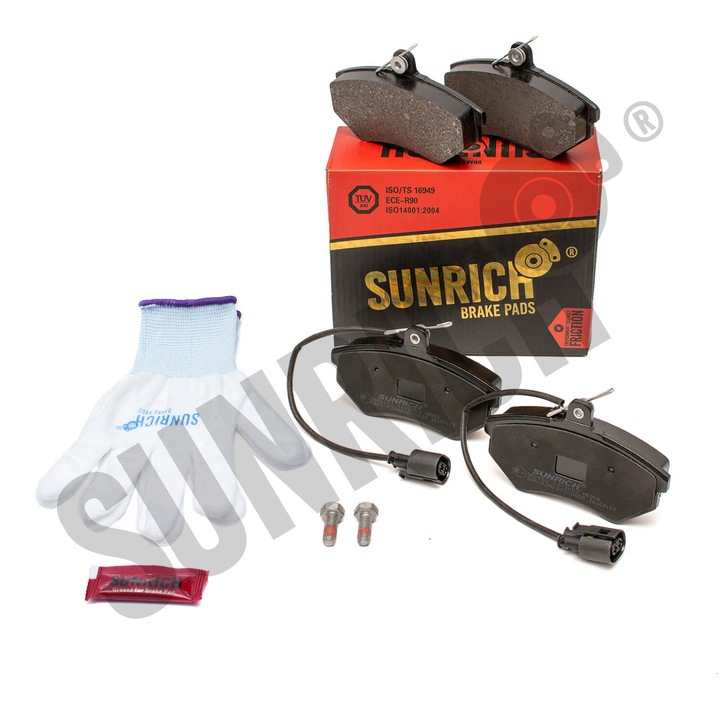 Fékbetétek SUNRICH, SR0052.02-1057, 19.3x119x69.5mm