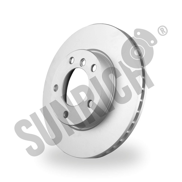 SUNRICH féktárcsa, 286x22mm, szellőztetett, 5 lyuk, bal/jobb oldali szereléshez, SR.01.1538