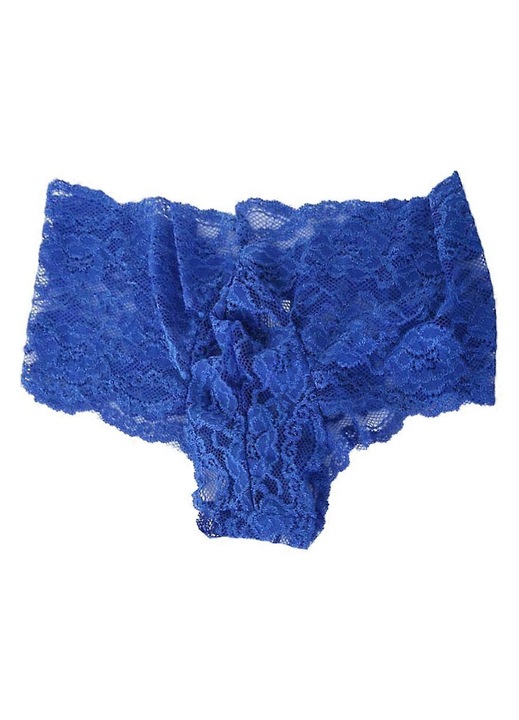 Férfi szexi bugyi, csipke, kék, M INTL