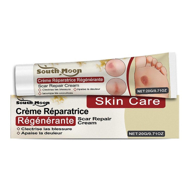 Hegjavító krém, South Moon, hatóanyagok: aloe vera, menta, 50ml