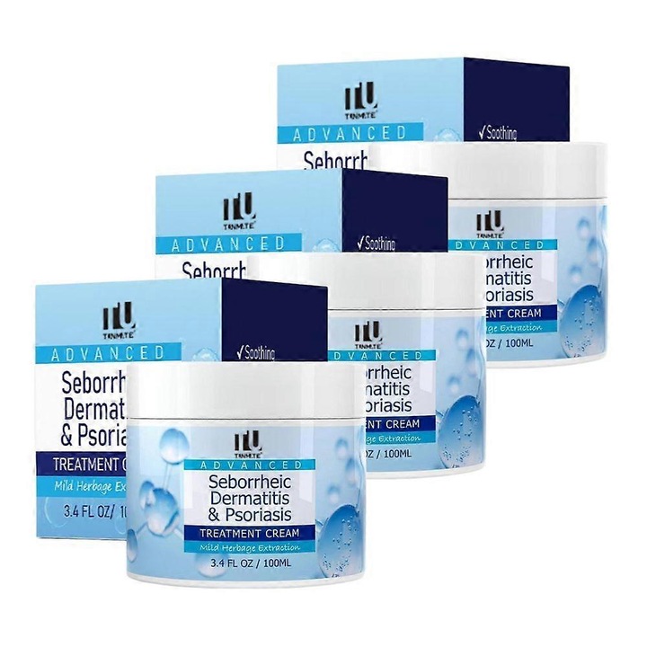 Nyugtató fejbőrkrém, seborrheás dermatitis kezelésére, 100ml, 3 darabos szett