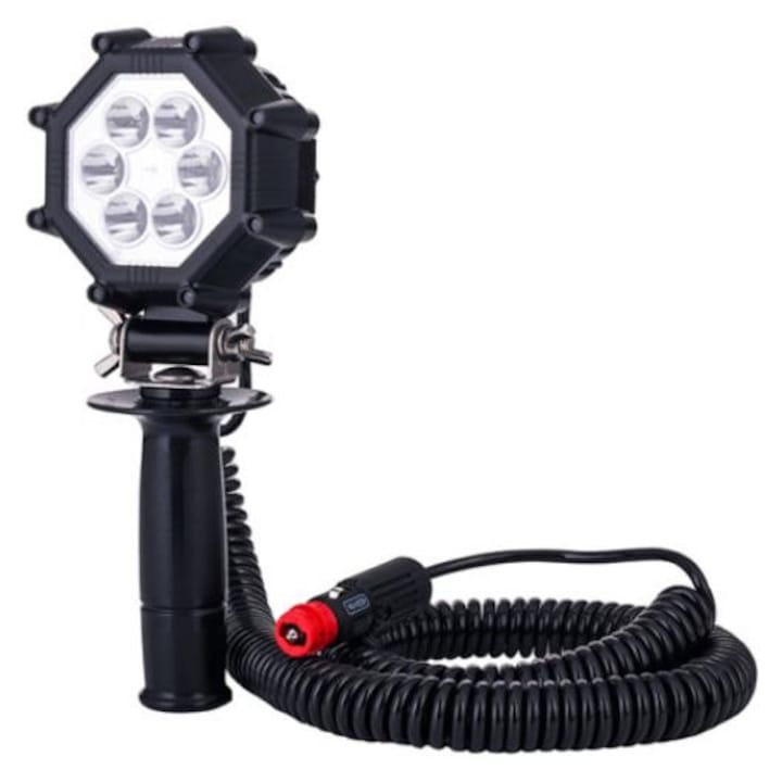 Lampa de lucru LED alba 12/24V cu suport, Lamiro