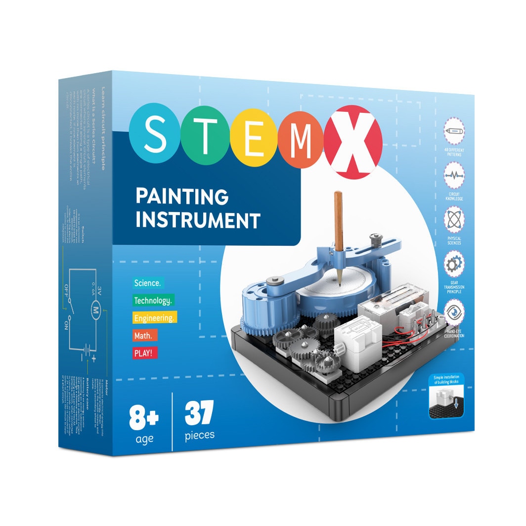 Set de constructie STEMX - Instrument de pictat, 37 piese