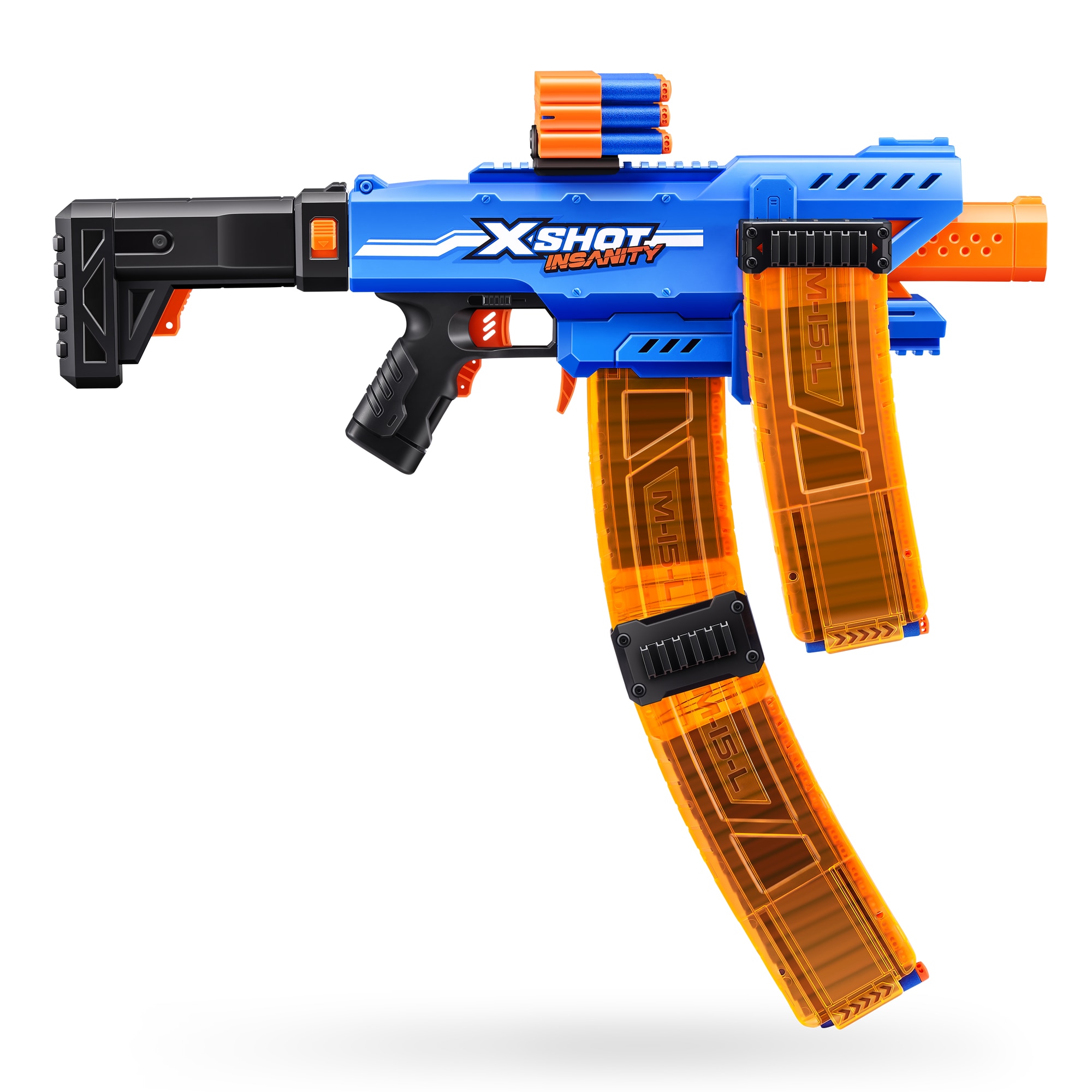 Blaster X-Shot - Insanity Clip Mania, 72 proiectile - eMAG.ro