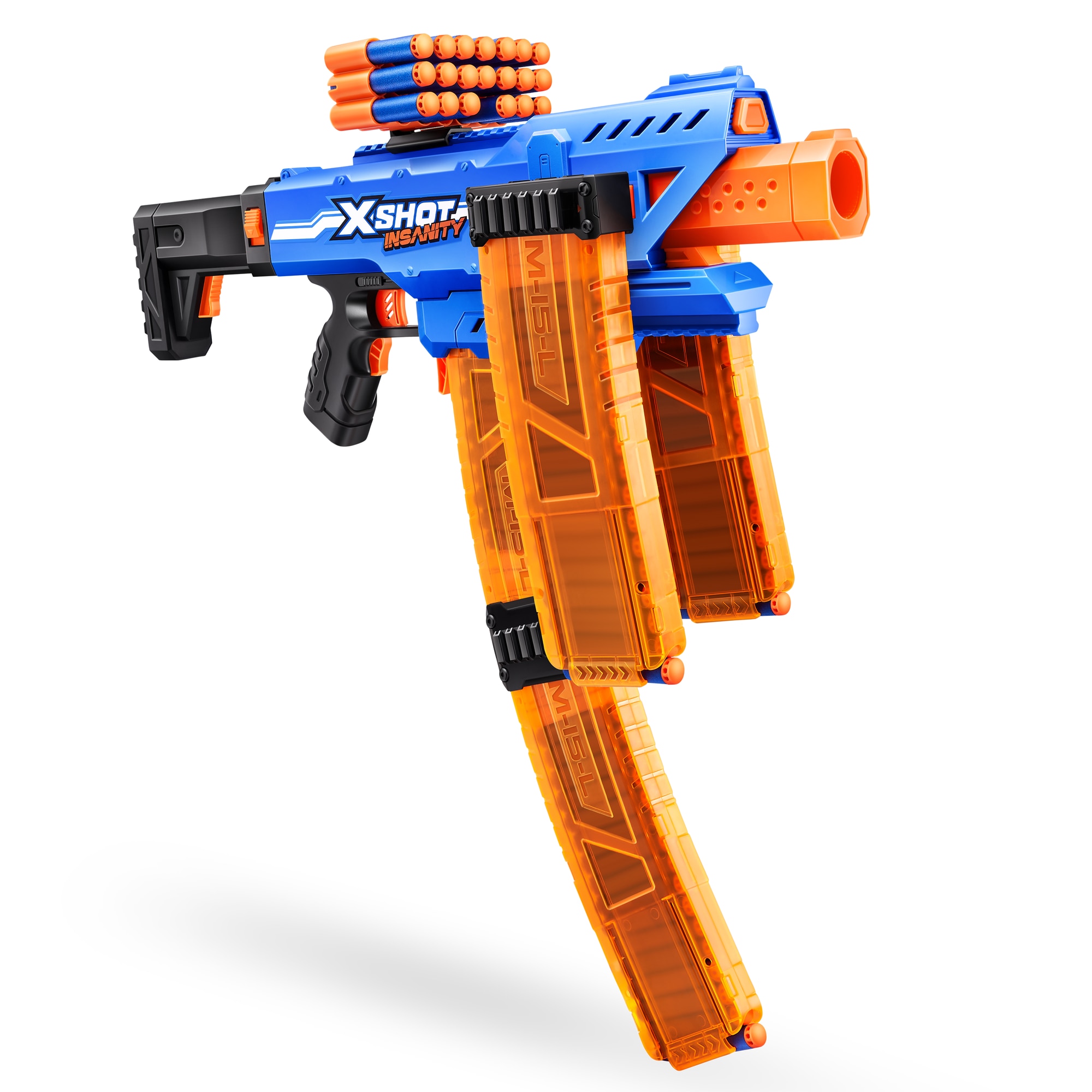 Blaster X-Shot - Insanity Clip Mania, 72 proiectile - eMAG.ro