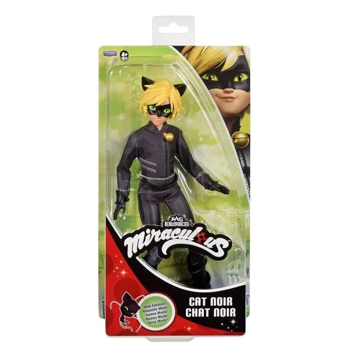 Papusa Miraculous - Cat Noir, 28 cm