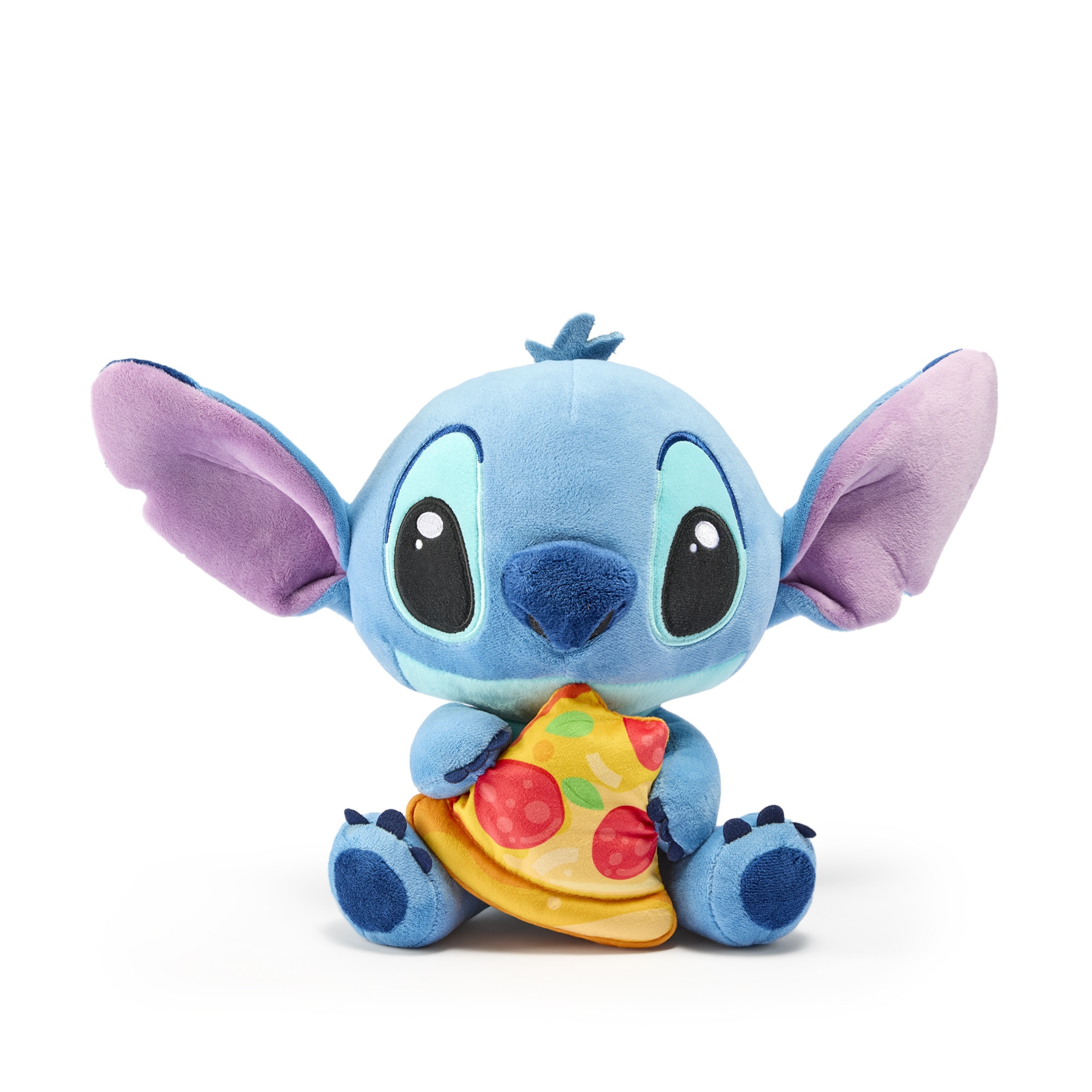 Jucarie de plus Disney - Stitch cu pizza, 25 cm