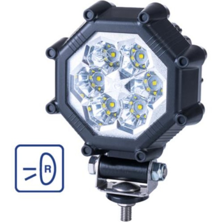 LED работна лампа Slim бяла 12/24V, комплект, Lamiro