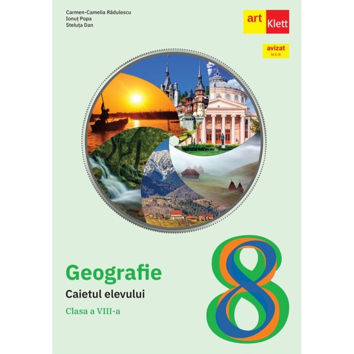 Caietul elevului de Geografie, Carmen Camelia Rădulescu, clasa a VIII-a, Editia 2025