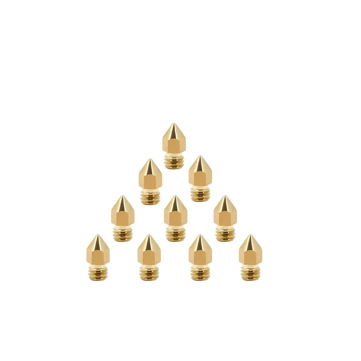 Fúvóka 3D nyomtatóhoz, 7 méret, tartós fém, 0.2mm