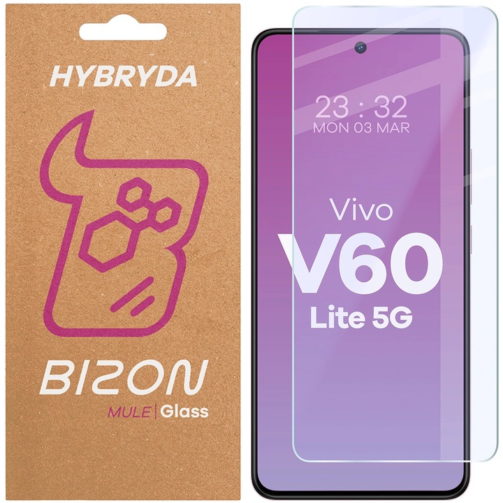 Стъклен протектор, Bizon Glass Mule за Vivo V60 Lite 5G