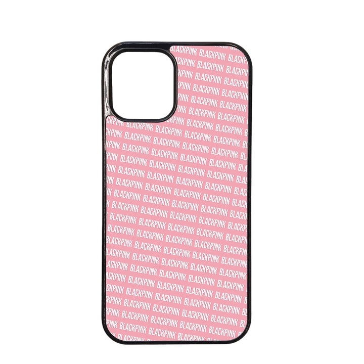 Husa telefon, silicone, neagra, pentru Iphone 12/12 Pro, set Blackpink