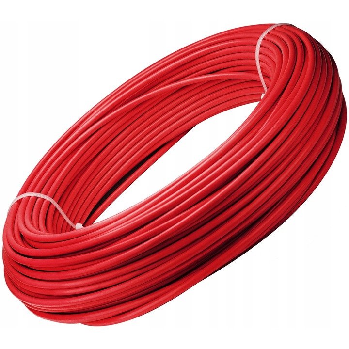 Брониран кабел за спирачка SACCON 2P, 5 мм, 5 м, червен