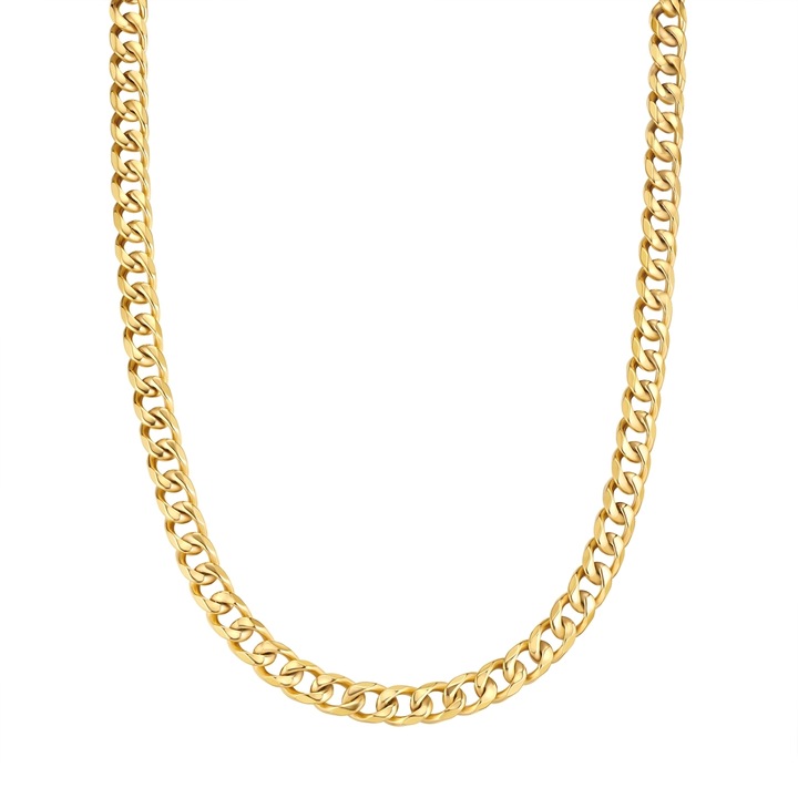 True Rebels, Colier din otel inoxidabil placat cu aur de 14K, Auriu