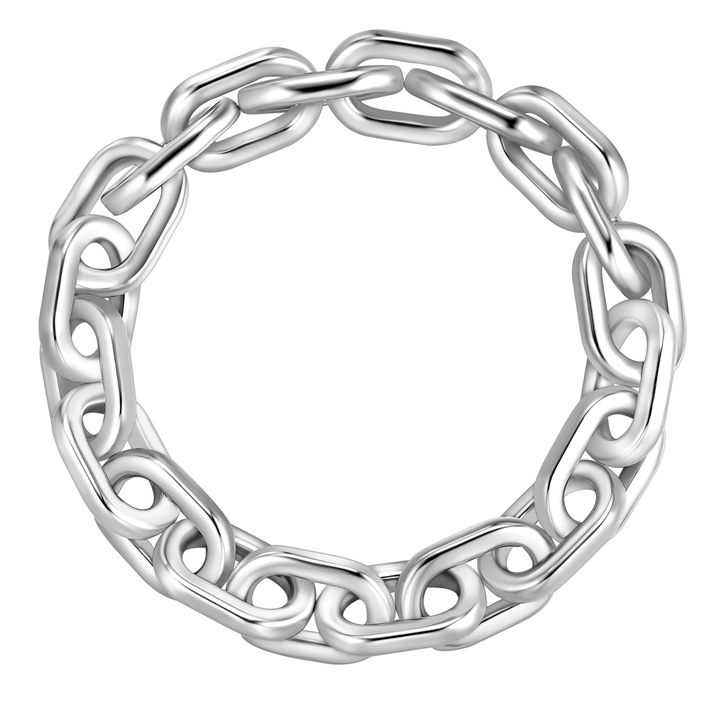 Yokoamii, Bratara din lant, Argintiu