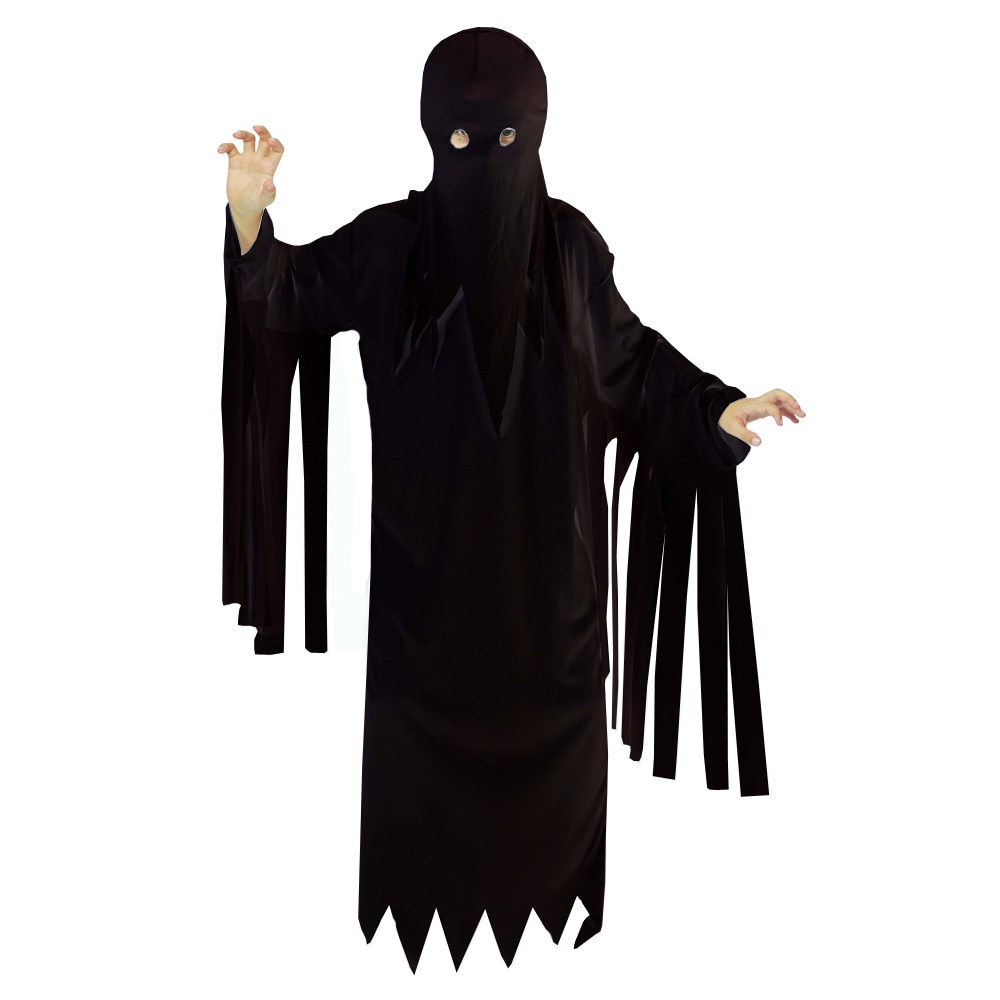 Costum carnaval fantoma, negru, XL