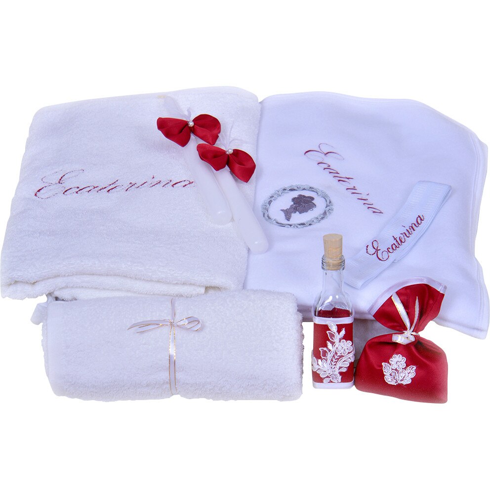 Trusou botez complet Camee, personalizarea inclusa, Couture Bebe
