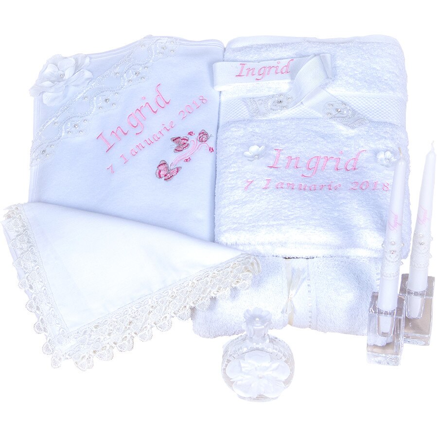 Trusou botez complet Couture, personalizarea inclusa, Couture Bebe