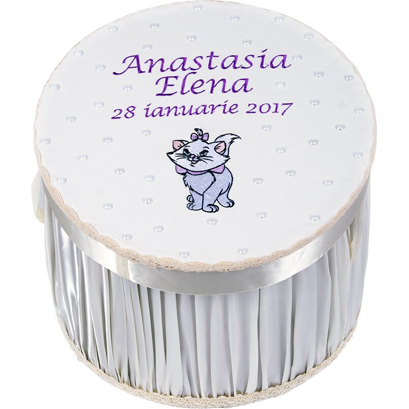Cutie pentru trusou de biserica, Aristocats- personalizare inclusa
