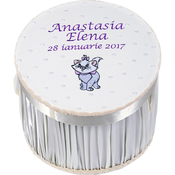 Cutie pentru trusou de biserica, Aristocats- personalizare inclusa
